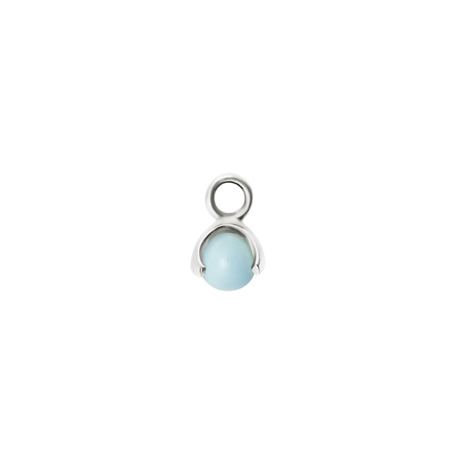 Halsband CU Jewellery | Cu Jewellery – Letters Stone 12 Turquoise, Hange, Silver