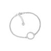 Armband SIF JAKOBS | Biella Grande Armband | Silver | Vita Zirkoner