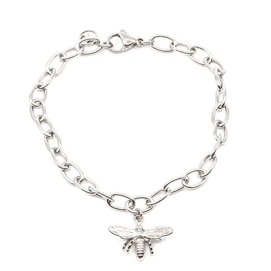 Armband SEVEN EAST | Seven/East – Bee Armband, Silver