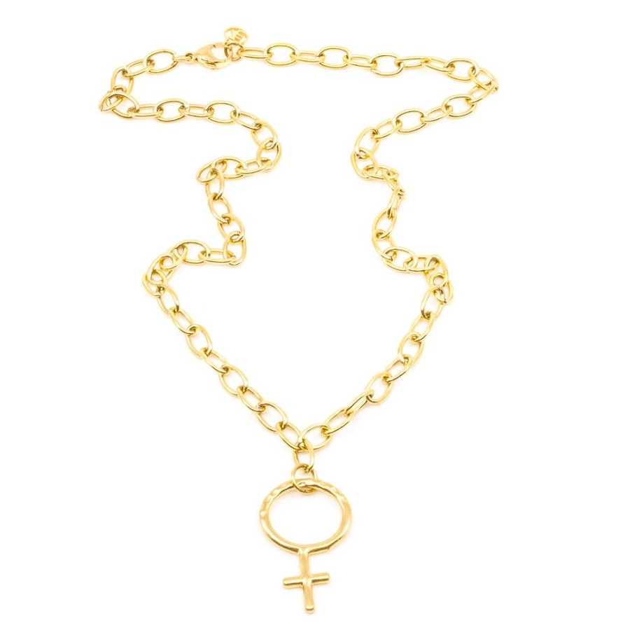 Halsband SEVEN EAST | Seven East – Big Venus Halsband, Guld