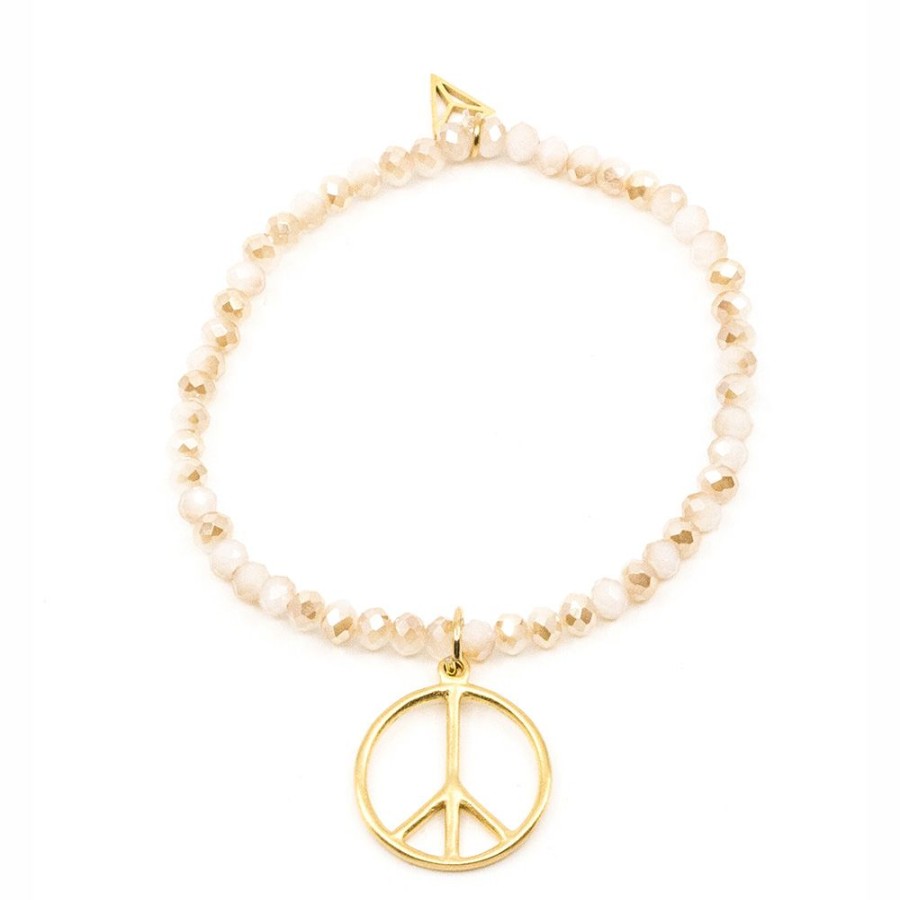 Armband SEVEN EAST | Seven East – Peace Armband, Sand