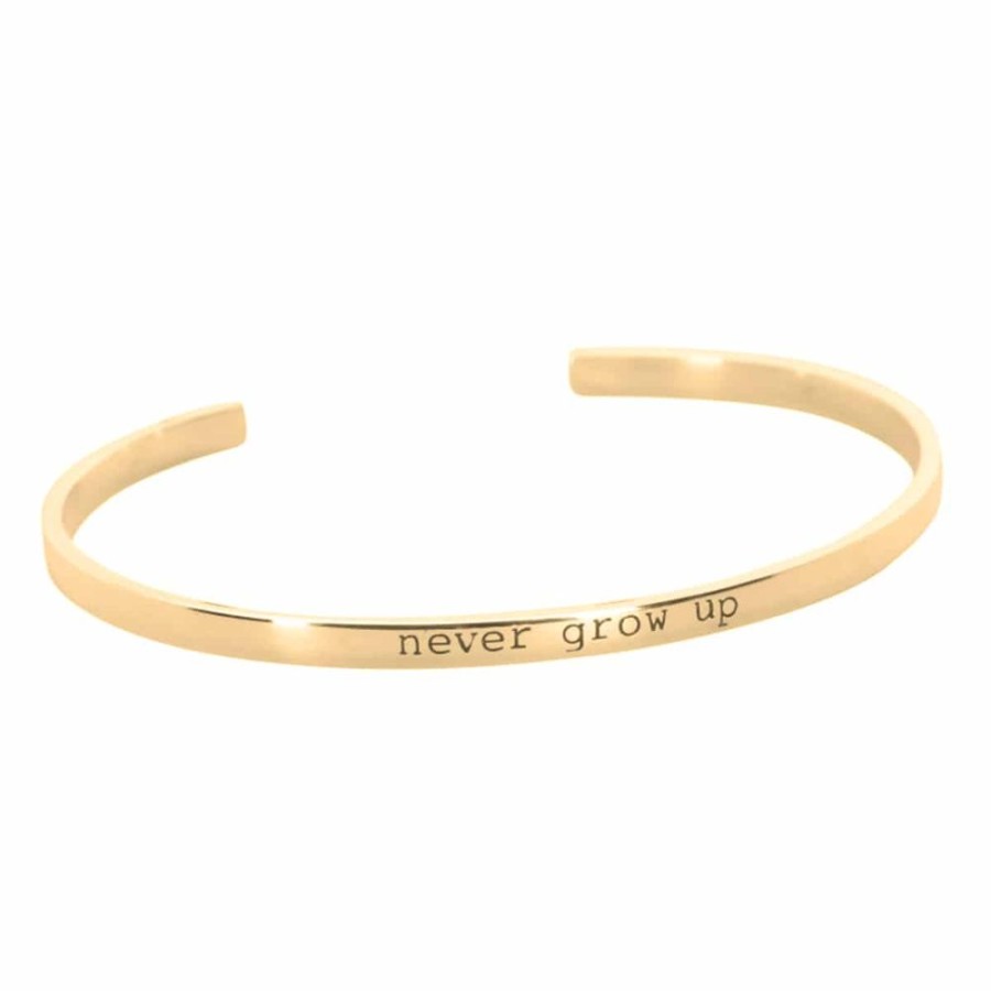 Armband Anna + Nina Smycken | Anna + Nina – Nina Armband, Never Grow Up, Guld