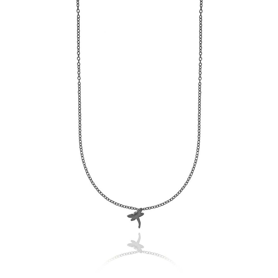 Halsband CU Jewellery | Cu Jewellery – Dragonfly Halsband, Svart