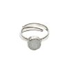 Ringar SEVEN EAST | Seven/East – Tau Ring, Silver/Opal