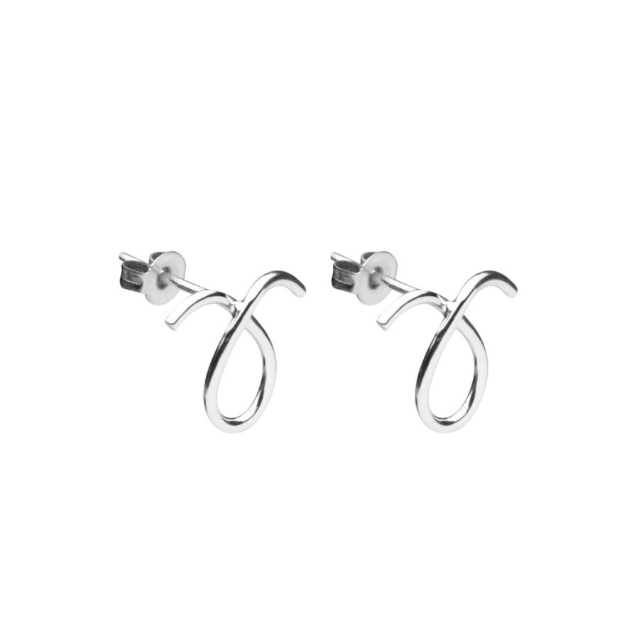 Orhangen CU Jewellery | Cu – Loop Small Orhangen, Silver