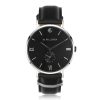 Herrsmycken By Billgren | By Billgren – Gustaf Black/Black Leather, Klocka