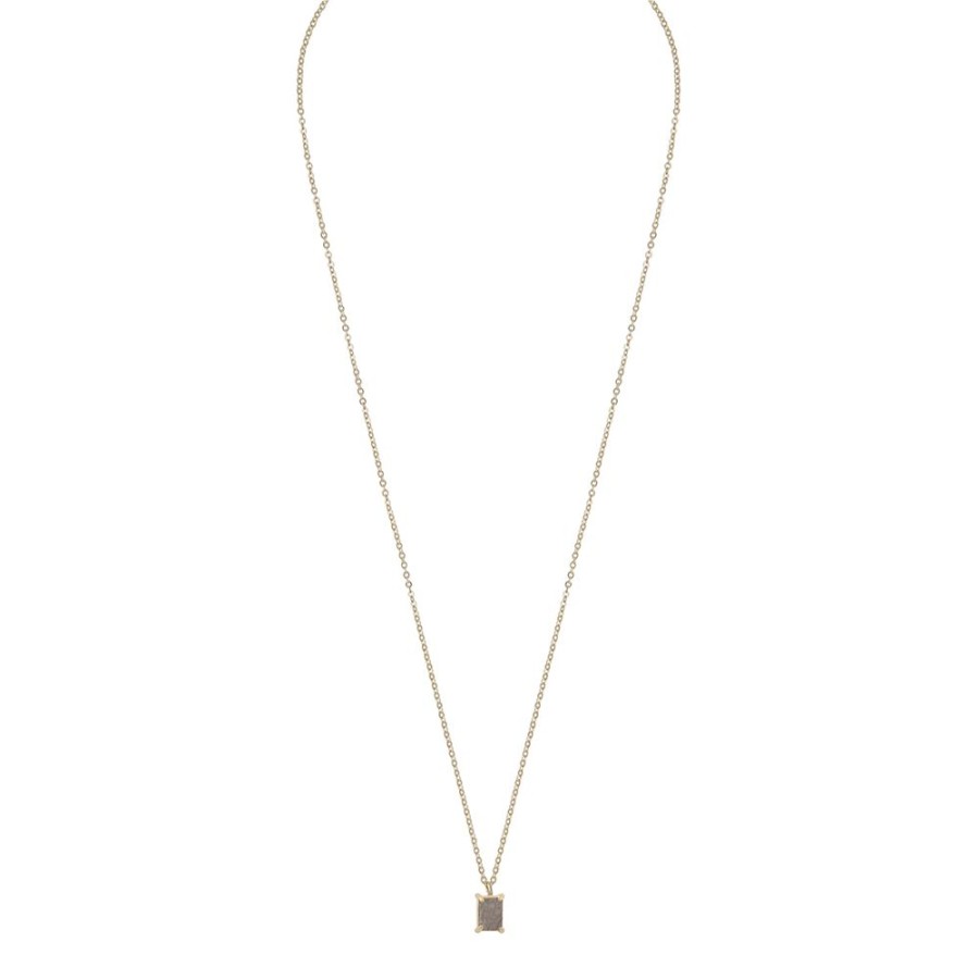 Halsband Snö of Sweden | Sno Of Sweden – Satin Small Pendant Halsband, Guld/Gra