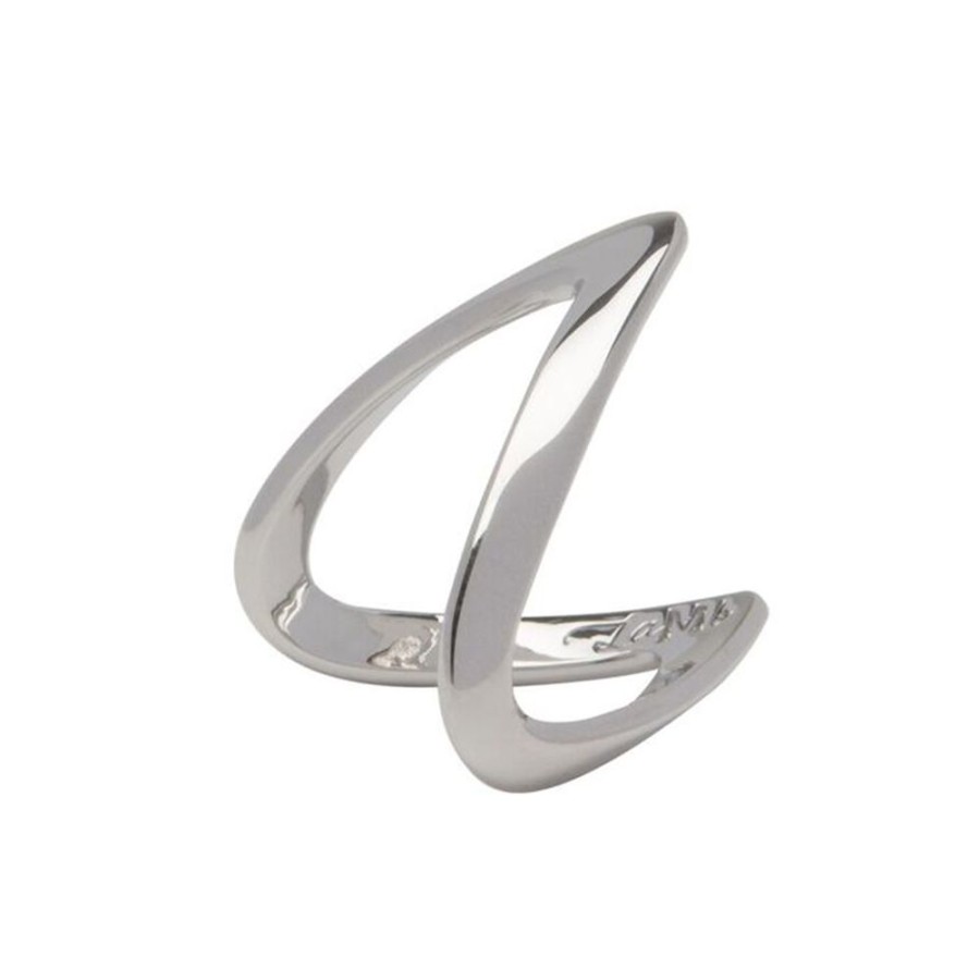 Ringar Pantolin Bagatelle | Pantolin Bagatelle – Wave Ring, Silver