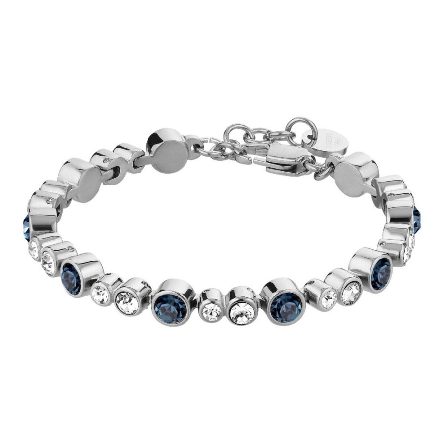 Armband Dyrberg Kern | Teresia Ss Royal Blue | Crystal Armband | Silver