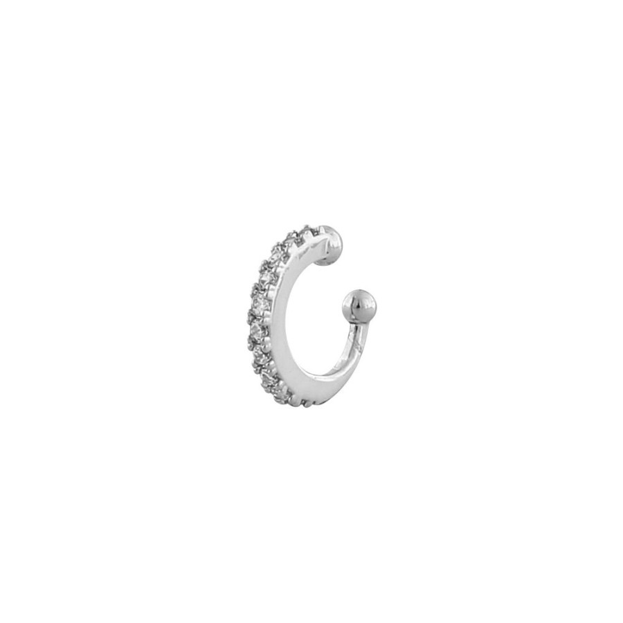 Orhangen Snö of Sweden | Sno Of Sweden – Hanni Mini Cuff Orhangen, Silver/Klar