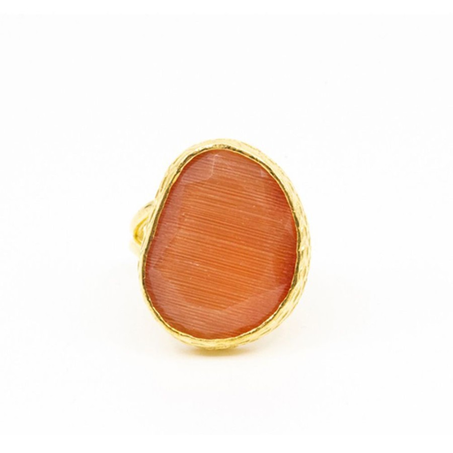 Ringar SEVEN EAST | Omikron Big Ring Orange