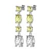 Orhangen Dyrberg Kern | Cornelia Ss Yellow|Crystal Orhangen | Silver