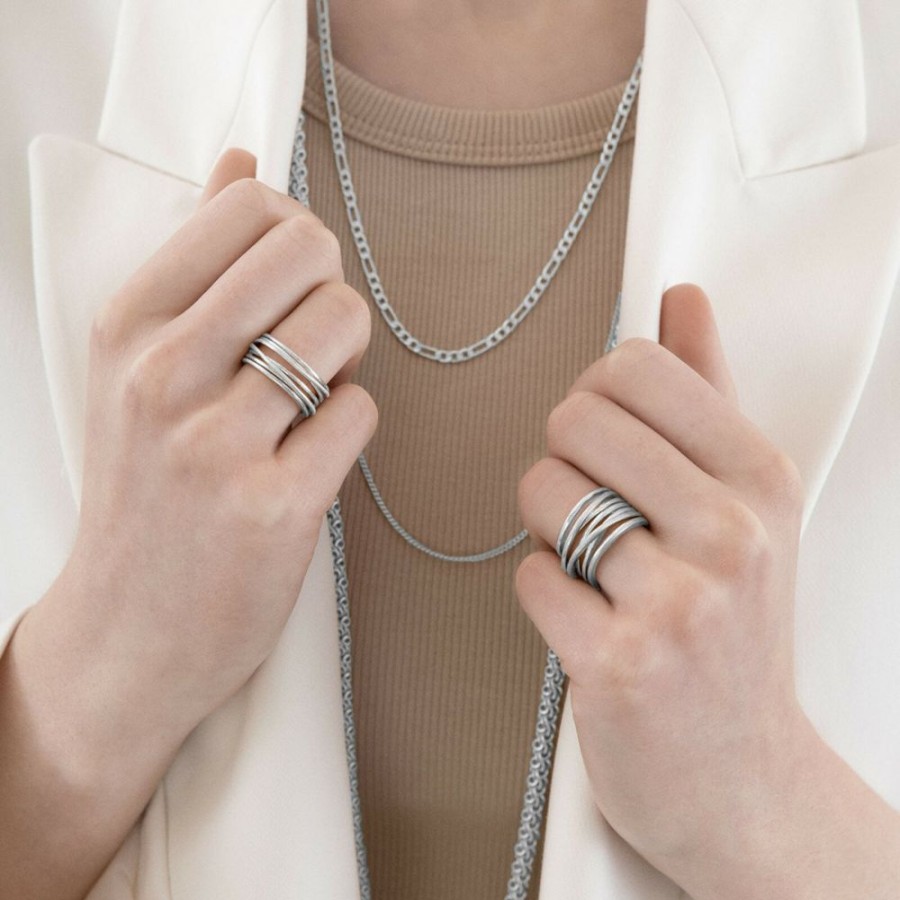 Ringar Dansk Copenhagen | Dansk Copenhagen – Tara Wrap It, Ring Silver