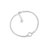 Armband SIF JAKOBS | Biella Piccolo Armband | Silver | Vita Zirkoner