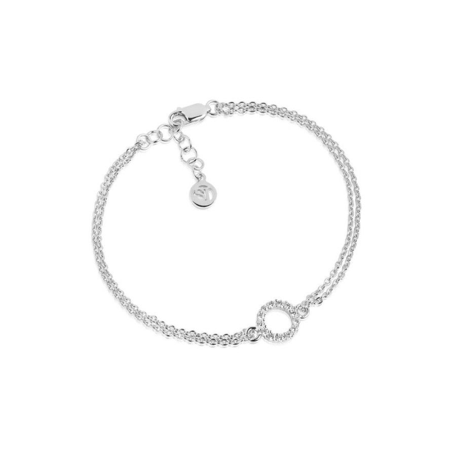 Armband SIF JAKOBS | Biella Piccolo Armband | Silver | Vita Zirkoner