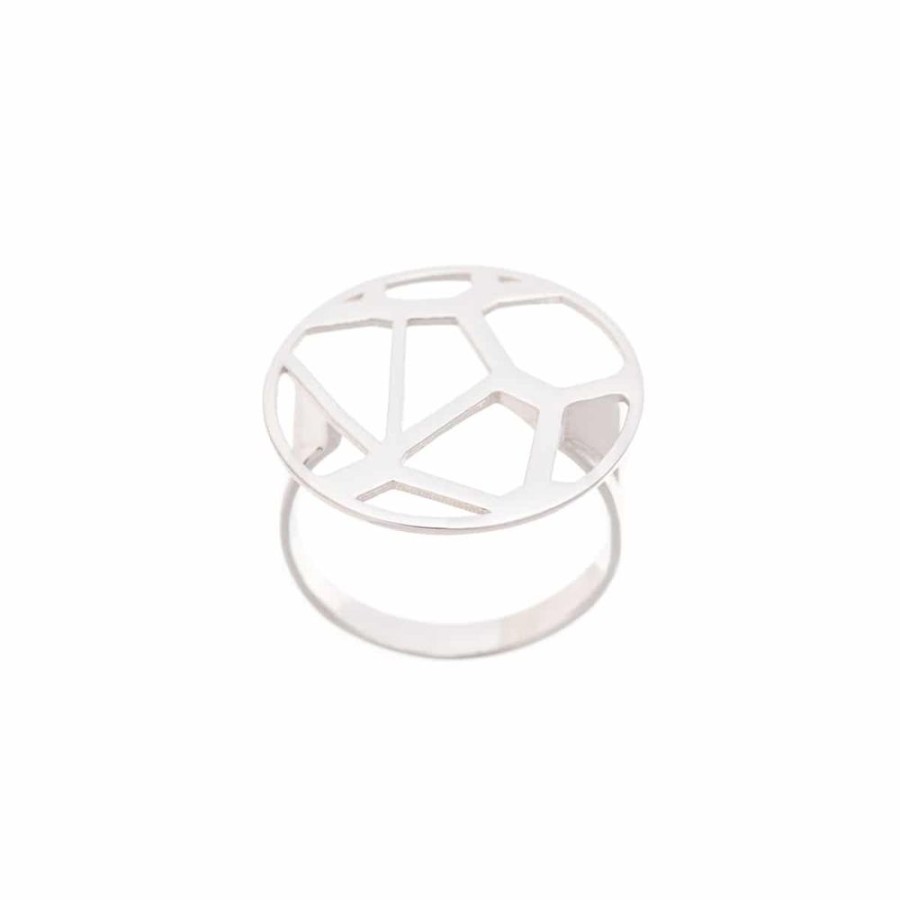 Ringar Lumitoro | Lumitoro – Voronoi Silver Ring