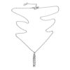 Herrsmycken 7EAST MAN | Seven/East – Freedom Vertical Halsband, Silver