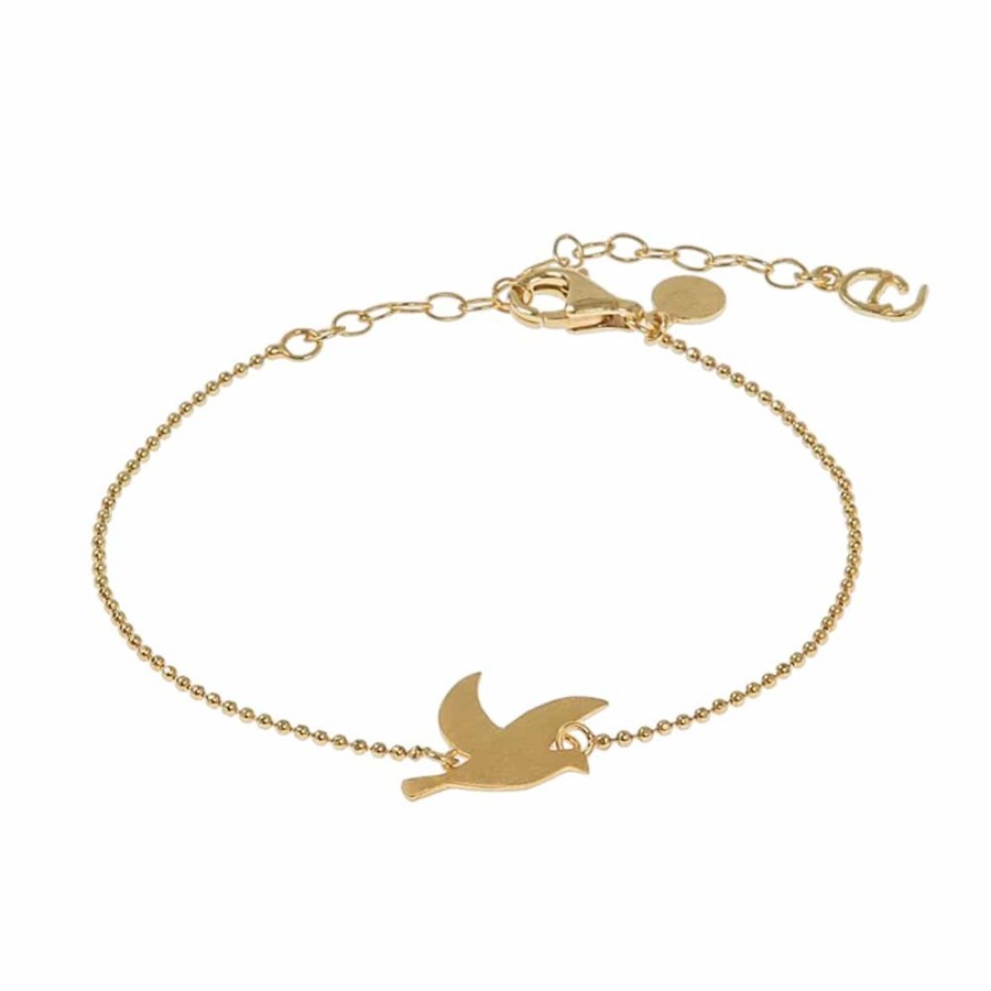 Armband CU Jewellery | Cu Jewellery – Peace Armband, Guld