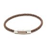 Herrsmycken 7EAST MAN | Seven/East – Marbella Armband, Cognac