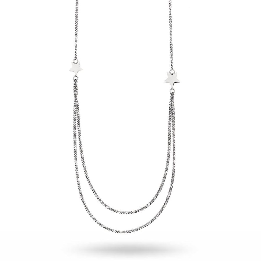 Halsband By Jolima | By Jolima – Nova Chain Langt Halsband, Silver