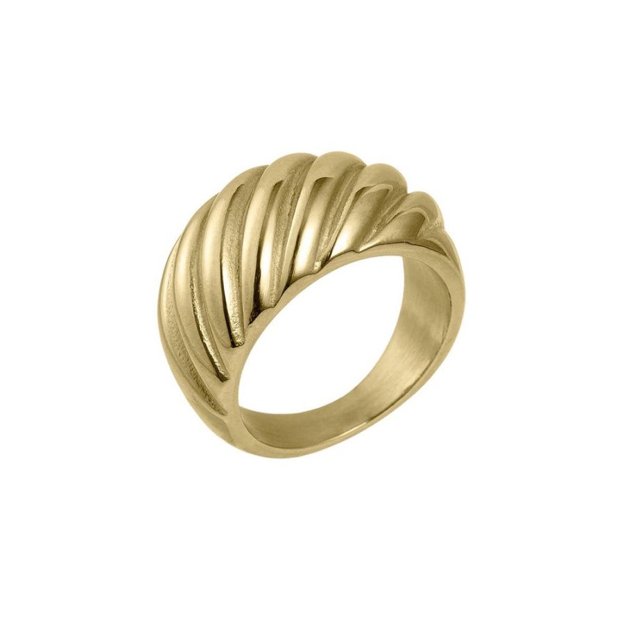 Ringar By Jolima | By Jolima – Croissant Ring, Guld