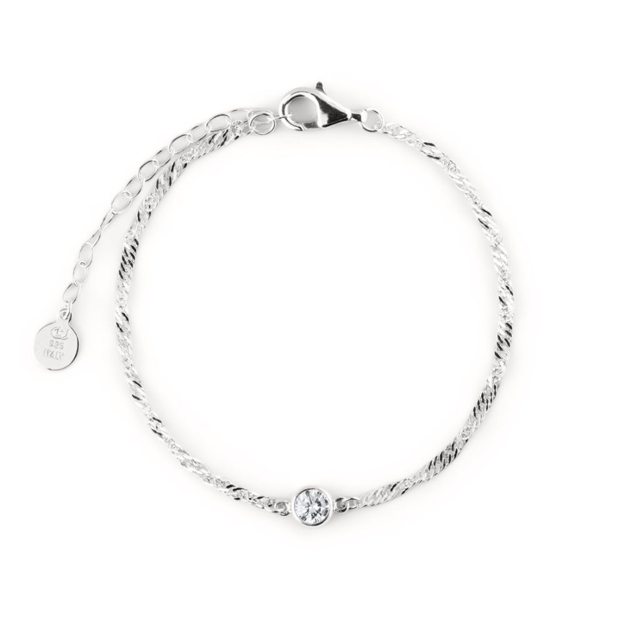 Armband CU Jewellery | Cu Jewellery – Cubic Chain Armband, Silver