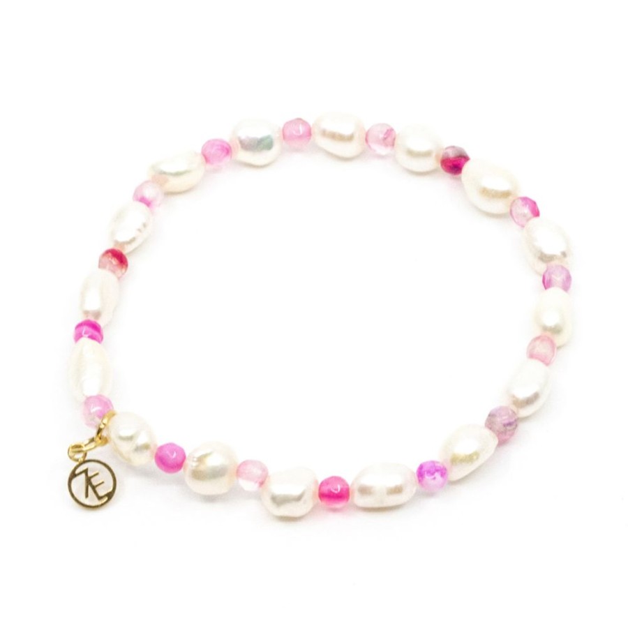 Armband SEVEN EAST | Pearl Beads Armband Rosa