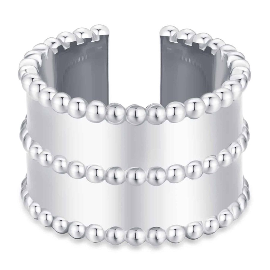 Ringar Pantolin Bagatelle | Pantolin Bagatelle – Bead Ring Flat, Silver