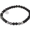 Herrsmycken By Billgren Teen Collection | By Billgren – Beadsarmband Onyx, Svart/Gratt