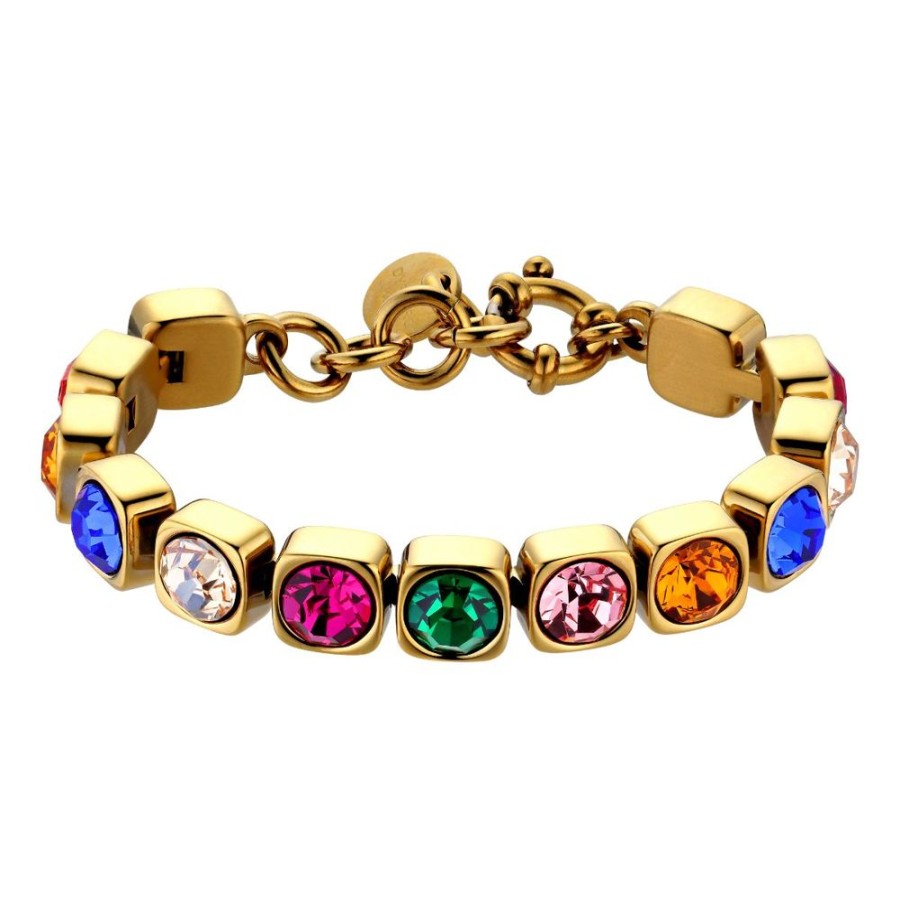 Armband Dyrberg Kern | Conian Sg Rainbow Armband | Guld