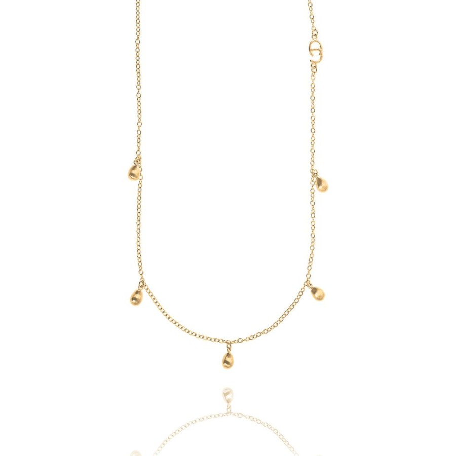 Halsband CU Jewellery | Cu Jewellery – Drop Halsband, Guld