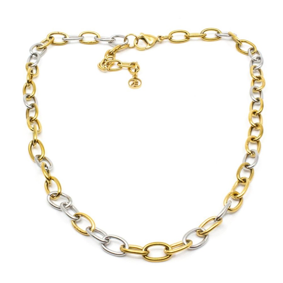 Halsband 7East | Fat Chain Mash-Up Halsband 42Cm