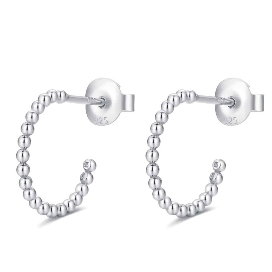 Orhangen Pantolin Bagatelle | Pantolin Bagatelle – Bead Hoops Small, Silver