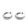 Orhangen SEVEN EAST | Bagel Hoop Orhangen Silver