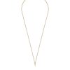 Halsband Snö of Sweden | Sno Of Sweden – Fling Key Pendant Halsband 42 Cm, Guld