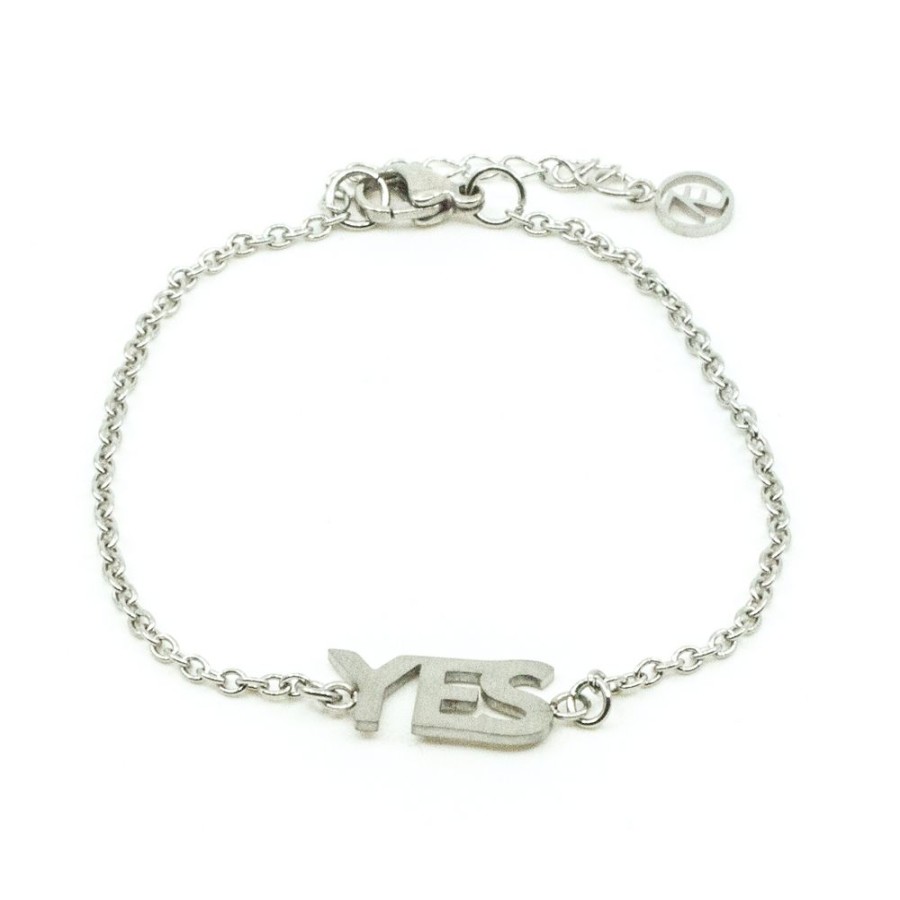 Armband SEVEN EAST | Seven East – Yes Armband, Silver