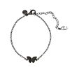 Armband CU Jewellery | Cu Jewellery – Butterfly Armband, Svart