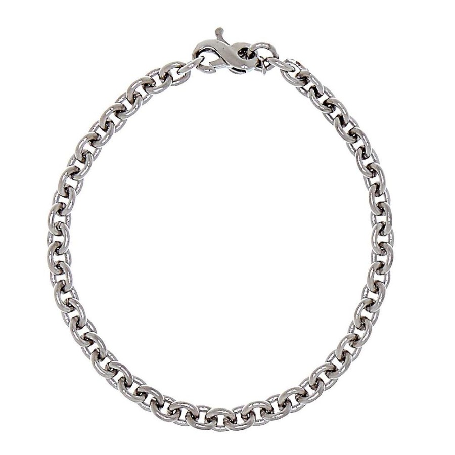 Festsmycken CU Man | Cu Man – Bear Chain Armband, Silver