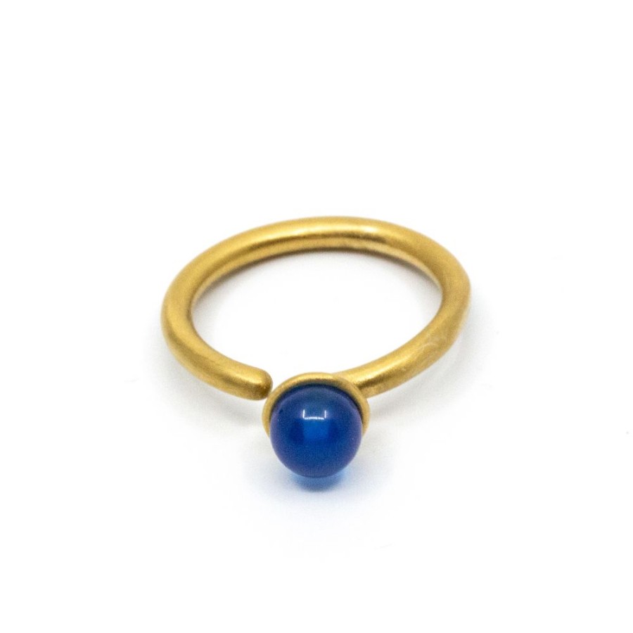 Ringar SEVEN EAST | Beads Ring Bla