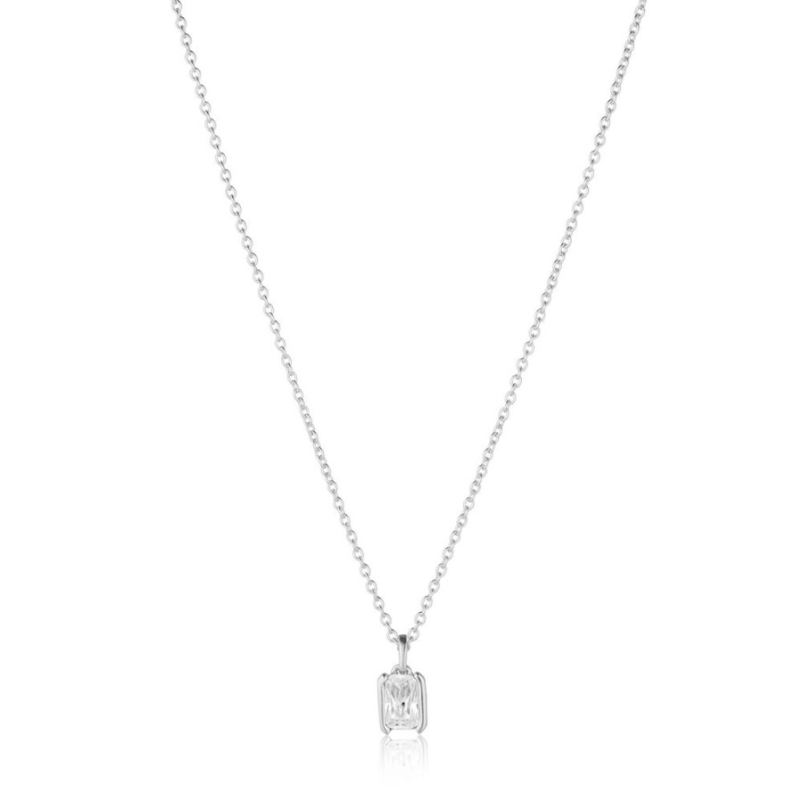 Festsmycken SIF JAKOBS | Sif Jakobs – Roccanova Piccolo Necklace, Kristall/Silver