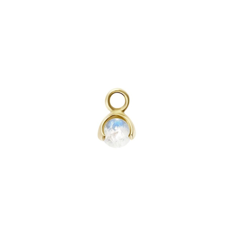 Halsband CU Jewellery | Cu Jewellery – Letters Stone 6 Moonstone, Hange, Guld