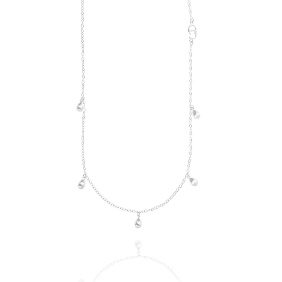 Halsband CU Jewellery | Cu Jewellery – Drop Halsband, Silver